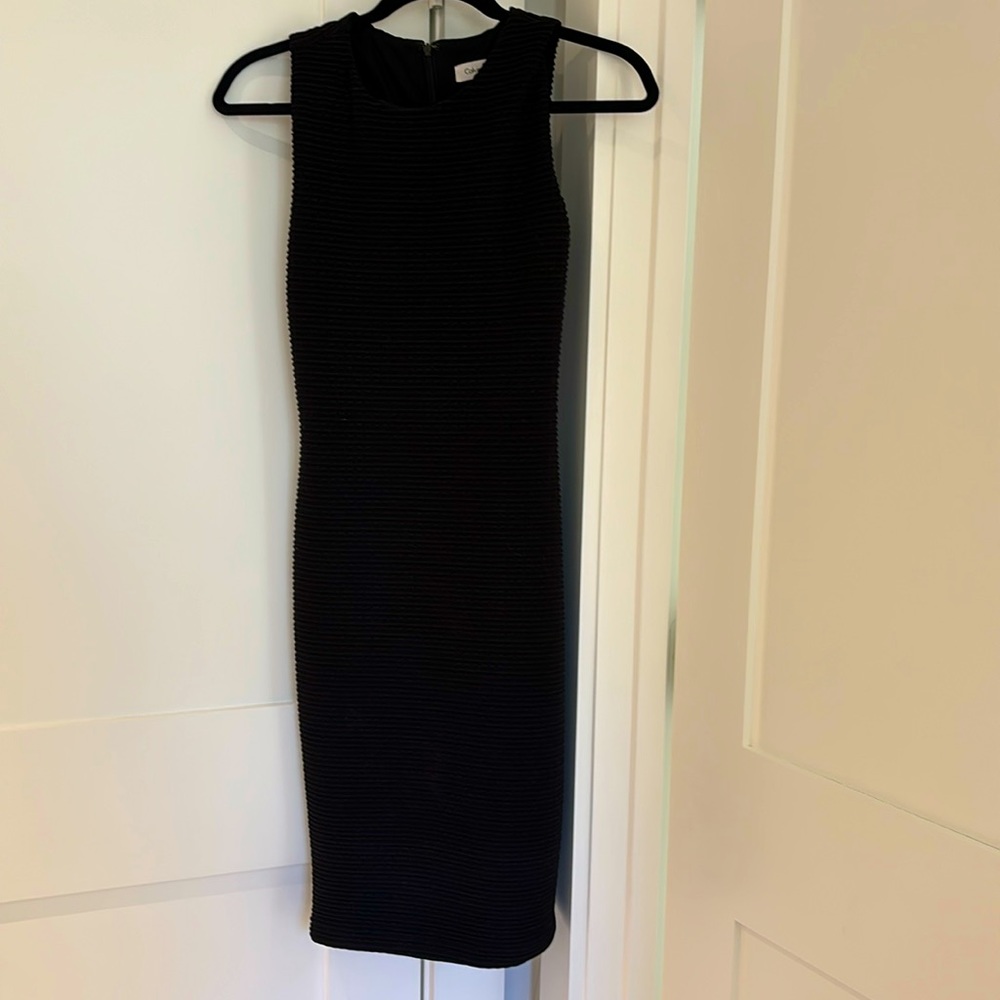 Black Calvin Klein Jersey Dress